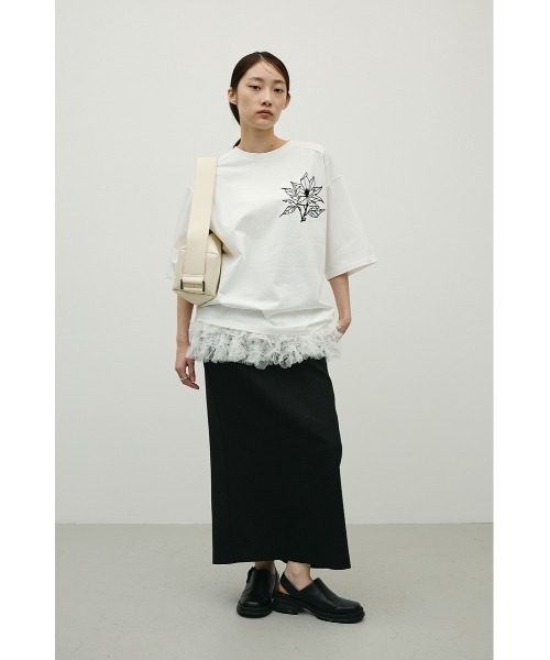 STYLEMIXER(スタイルミキサー)の「リネンライクストレートスカート(スカート・レディース・アイボリー/ベージュ/ブラック・MEDIUM/SMALL)」の21枚目の写真