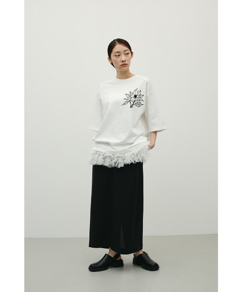 STYLEMIXER(スタイルミキサー)の「リネンライクストレートスカート(スカート・レディース・アイボリー/ベージュ/ブラック・MEDIUM/SMALL)」の22枚目の写真