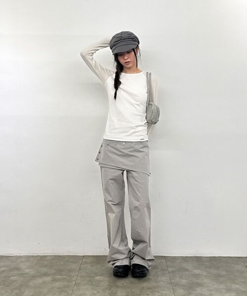 Miseki SEOUL(ミセキソウル)の「Twill baguette bag DUST GREY(ショルダーバッグ・レディース・その他・OS)」の15枚目の写真