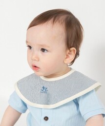 BRANSHES | 【ベビー】チェック柄まあるいスタイ(スタイ/よだれかけ)