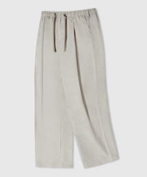 LEMAIN SECOND（リメインセカンド）の「リネンライクバンディングワイドパンツ[ライトベージュ]（スラックス）」