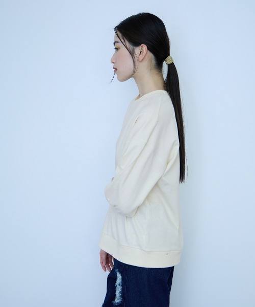 VICKY(ビッキー)の「【着回し抜群】マルチネックスウェット(Tシャツ/カットソー・レディース・ブルー/オフホワイト/イエロー/ネイビー/チャコールグレー・M)」の13枚目の写真