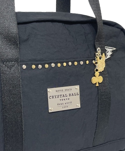 CRYSTAL BALL(クリスタルボール)の「ドットスタッズトートバッグ(トートバッグ・レディース・カーキ/ブラック/ピンク/ライトグレー/ライトベージュ・SMALL)」の17枚目の写真