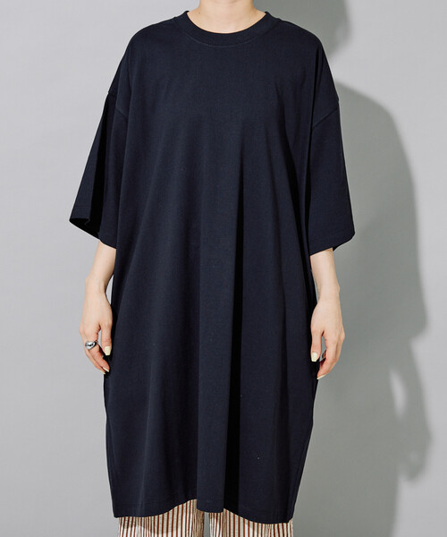 FREAK'S STORE(フリークスストア)の「限定展開 <接触冷感・吸水速乾・UVカット・抗菌・防臭>STORATECH(ストラテック) ビッグ Tシャツ 半袖 ミニワンピース(ワンピース・レディース・ブラック/オフホワイト/その他13/ブラウン/ネイビー/ベージュ・フリ-)」の16枚目の写真