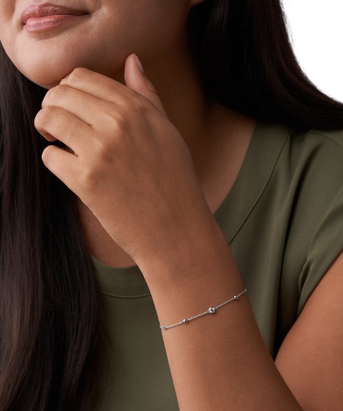 FOSSIL(フォッシル)の「フォッシル アクセサリー レディース ブレスレット シルバー JFS00452040(ブレスレット・レディース・シルバー・FREE)」の2枚目の写真