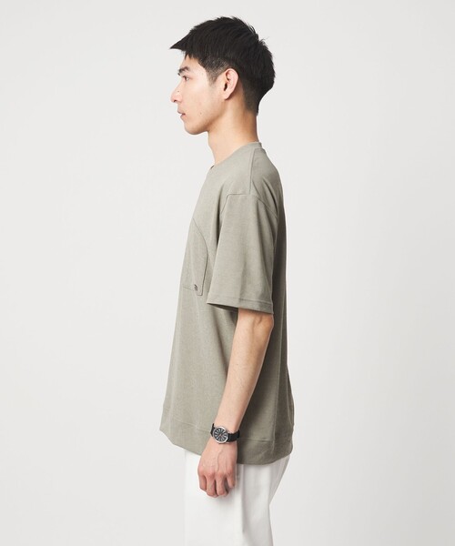 THE NORTH FACE(ザノースフェイス)の「<THE NORTH FACE>S/S Crepe Weave T(Tシャツ/カットソー・メンズ・ベージュ/ブラック/パープル・M/L/XL)」の8枚目の写真