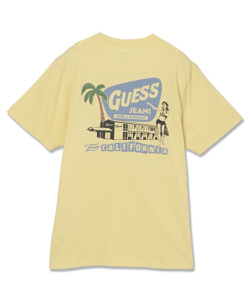 GUESS JEANS WEST Coast Hotel Tee Tシャツ バックプリント | GUESS
