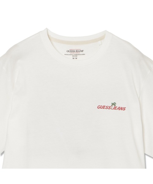 GUESS JEANS(ゲスジーンズ)の「GUESS JEANS WEST Coast Hotel Tee Tシャツ バックプリント(Tシャツ/カットソー・メンズ・イエロー/ホワイト・MEDIUM/XX-LARGE/X-LARGE/LARGE/SMALL)」の12枚目の写真