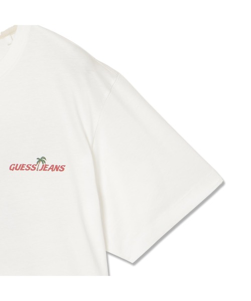 GUESS JEANS(ゲスジーンズ)の「GUESS JEANS WEST Coast Hotel Tee Tシャツ バックプリント(Tシャツ/カットソー・メンズ・イエロー/ホワイト・MEDIUM/XX-LARGE/X-LARGE/LARGE/SMALL)」の11枚目の写真