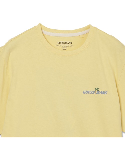 GUESS JEANS(ゲスジーンズ)の「GUESS JEANS WEST Coast Hotel Tee Tシャツ バックプリント(Tシャツ/カットソー・メンズ・イエロー/ホワイト・MEDIUM/XX-LARGE/X-LARGE/LARGE/SMALL)」の7枚目の写真