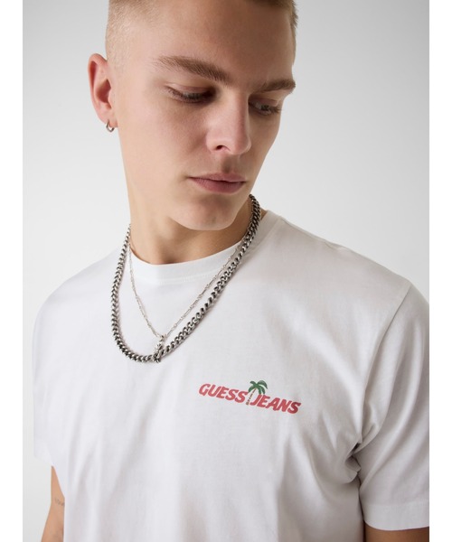 GUESS JEANS(ゲスジーンズ)の「GUESS JEANS WEST Coast Hotel Tee Tシャツ バックプリント(Tシャツ/カットソー・メンズ・イエロー/ホワイト・MEDIUM/XX-LARGE/X-LARGE/LARGE/SMALL)」の18枚目の写真