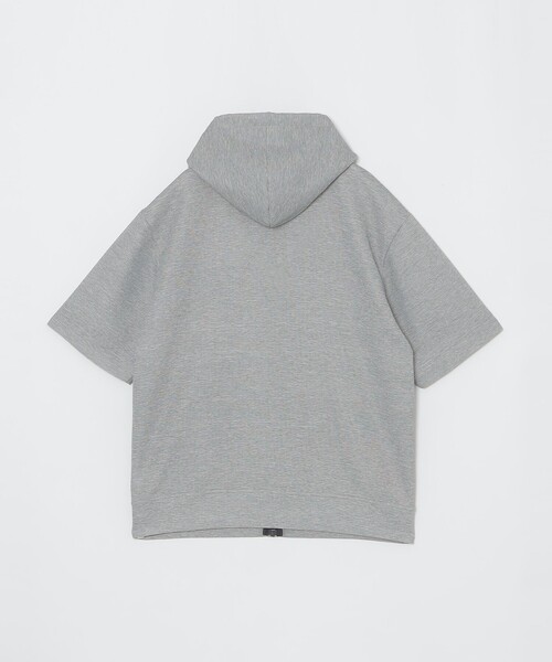 BLACK LABEL CRESTBRIDGE(ブラックレーベル・クレストブリッジ)の「【予約販売】カラミチェックパッチワークフーディー(パーカー・メンズ・ライトグレー/チャコールグレー/ネイビー・LL/L/M/S)」の4枚目の写真