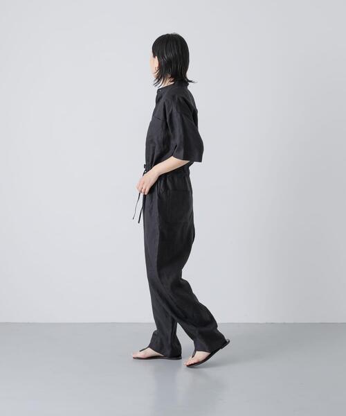 かぐれ（カグレ）の「リネンハーフスリーブオールインワン（その他