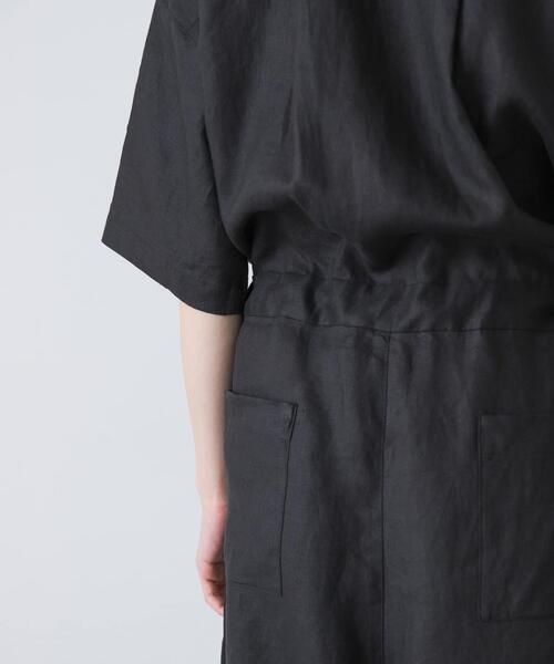 かぐれ（カグレ）の「リネンハーフスリーブオールインワン（その他