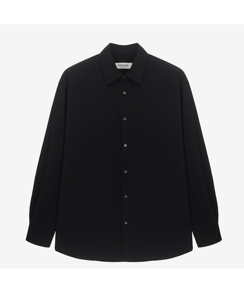 MINDBRIDGE（マインドブリッジ）の「[COUTURE]オーバーサイズシャツ - 2カラー MYWS3170（シャツ/ブラウス・メンズ・ブラック/ベージュ・105/100/95）」の2枚目の写真