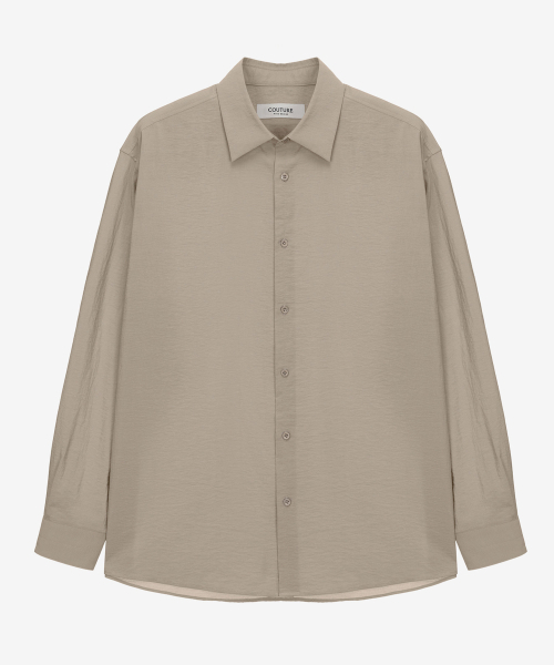 MINDBRIDGE（マインドブリッジ）の「[COUTURE]オーバーサイズシャツ - 2カラー MYWS3170（シャツ/ブラウス・メンズ・ブラック/ベージュ・105/100/95）」の4枚目の写真