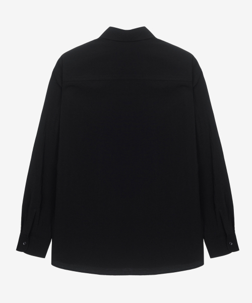 MINDBRIDGE（マインドブリッジ）の「[COUTURE]オーバーサイズシャツ - 2カラー MYWS3170（シャツ/ブラウス・メンズ・ブラック/ベージュ・105/100/95）」の7枚目の写真