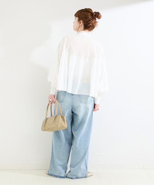 Fanaka(ファナカ)の「【WEB限定】FANAKA / ヨーロピアンヴィンテージライクレースブラウス(シャツ/ブラウス・レディース・ブラック/ホワイト・FREE)」の12枚目の写真