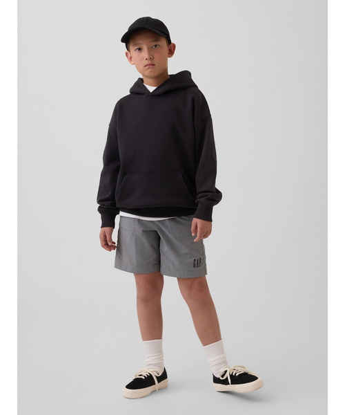 GAP（ギャップ）の「リラックスフィット ナイロン プルオンショートパンツ (キッズ)（その他パンツ・キッズ・グレー/ブラック/ピンク/ベージュ・110cm/120cm/130cm/140cm/150cm/160cm）」の13枚目の写真