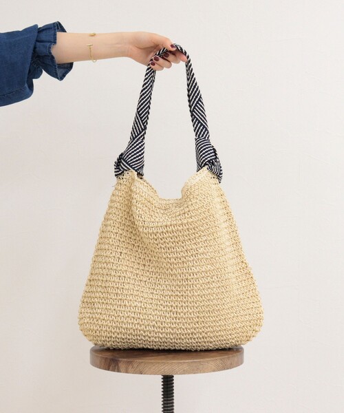 fredy emue（フレディエミュ）の「ラメテープワンハンドルトートバッグ（トートバッグ・レディース・ブラック系その他/ベージュ系その他・FREE）」の10枚目の写真