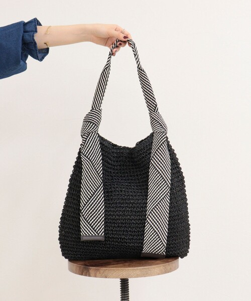 fredy emue（フレディエミュ）の「ラメテープワンハンドルトートバッグ（トートバッグ・レディース・ブラック系その他/ベージュ系その他・FREE）」の15枚目の写真