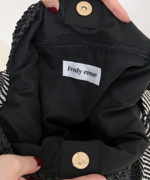 fredy emue（フレディエミュ）の「ラメテープワンハンドルトートバッグ（トートバッグ・レディース・ブラック系その他/ベージュ系その他・FREE）」の17枚目の写真