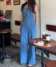 semplice（センプリチェ）の「デニム オールインワン（その他）」