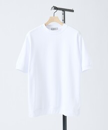 ABAHOUSE GRAY（アバハウスグレイ）の「【SMART CLOSET/WEB限定】シルキータッチ モックネック 半袖Tシャツ（Tシャツ/カットソー）」