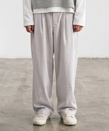 rehacer : Hemp Blend Relax Tuck Pants / ヘンプブレンド リラックス タックパンツ