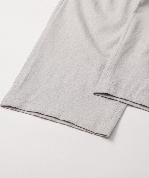 rehacer(レアセル)の「rehacer : Hemp Blend Relax Tuck Pants / ヘンプブレンド リラックス タックパンツ(その他パンツ・メンズ・ブラック/ライトベージュ・LARGE/MEDIUM/SMALL)」の7枚目の写真