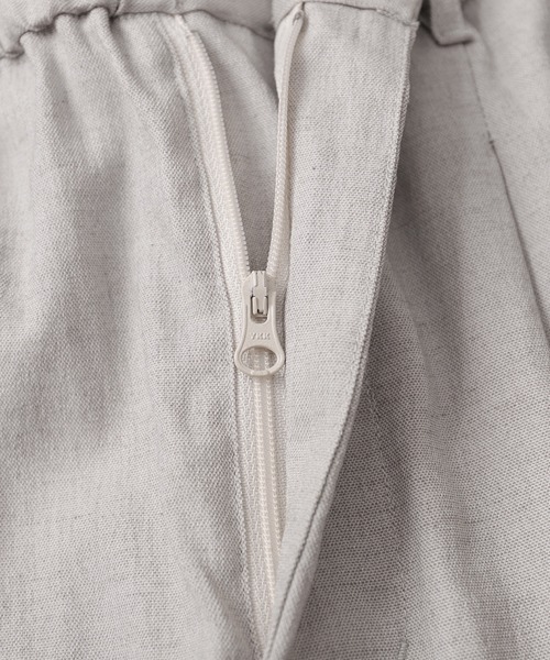 rehacer(レアセル)の「rehacer : Hemp Blend Relax Tuck Pants / ヘンプブレンド リラックス タックパンツ(その他パンツ・メンズ・ブラック/ライトベージュ・LARGE/MEDIUM/SMALL)」の8枚目の写真