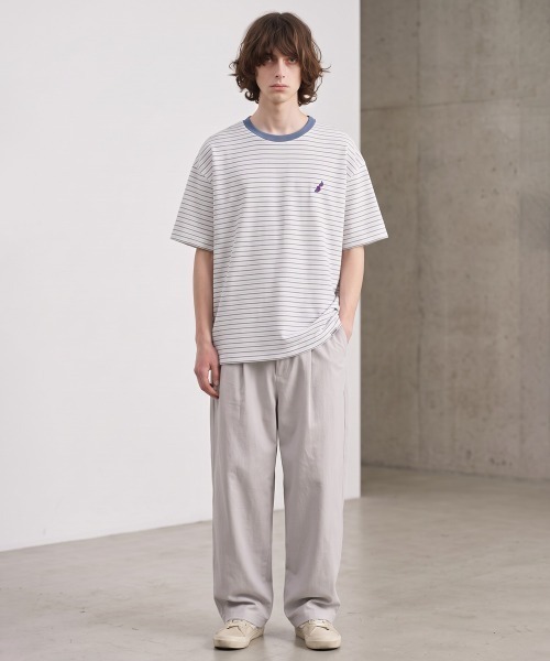 rehacer(レアセル)の「rehacer : Hemp Blend Relax Tuck Pants / ヘンプブレンド リラックス タックパンツ(その他パンツ・メンズ・ブラック/ライトベージュ・LARGE/MEDIUM/SMALL)」の3枚目の写真