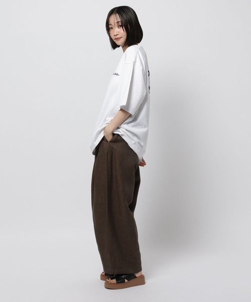 PENDLETON(ペンドルトン)の「【PENDLETON(ペンドルトン)】別注刺繍Tシャツ(Tシャツ/カットソー・レディース・ホワイト/ネイビー・LARGE/MEDIUM)」の19枚目の写真
