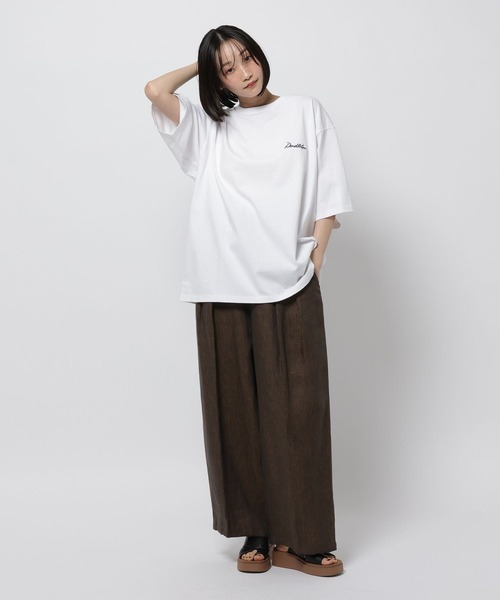 PENDLETON(ペンドルトン)の「【PENDLETON(ペンドルトン)】別注刺繍Tシャツ(Tシャツ/カットソー・レディース・ホワイト/ネイビー・LARGE/MEDIUM)」の18枚目の写真