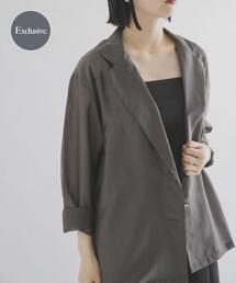 『別注』MIDIUMISOLID×THE GOODLAND MARKET sheer shirt jacket