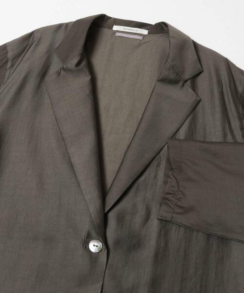 THE GOODLAND MARKET(ザグッドランドマーケット)の「『別注』MIDIUMISOLID×THE GOODLAND MARKET sheer shirt jacket(その他アウター・レディース・オレンジ/チャコールグレー/ライトブルー・FREE)」の19枚目の写真