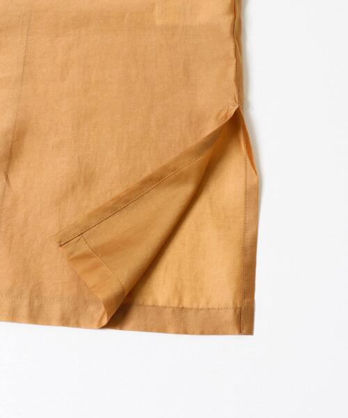 THE GOODLAND MARKET(ザグッドランドマーケット)の「『別注』MIDIUMISOLID×THE GOODLAND MARKET sheer shirt jacket(その他アウター・レディース・オレンジ/チャコールグレー/ライトブルー・FREE)」の6枚目の写真