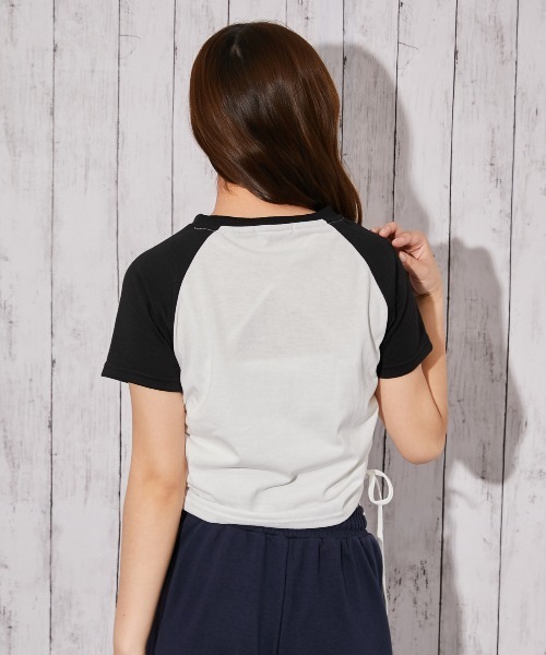 GORGE(ゴージ)の「《ダメージスター×ロゴ》ドロストカットソー/Y2K/春夏/全3色(Tシャツ/カットソー・レディース・レッド/ブラック/グレー・F)」の15枚目の写真