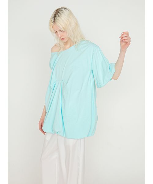 SORIN(ソリン )の「Asymmetric Balloon Tunic/アシンメトリック バルーンチュニック(Tシャツ/カットソー・レディース・ミント/グレー/ホワイト・38)」の4枚目の写真