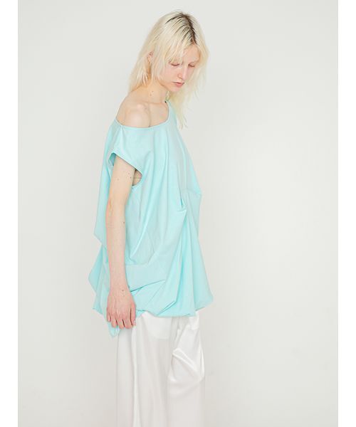 SORIN(ソリン )の「Asymmetric Balloon Tunic/アシンメトリック バルーンチュニック(Tシャツ/カットソー・レディース・ミント/グレー/ホワイト・38)」の6枚目の写真