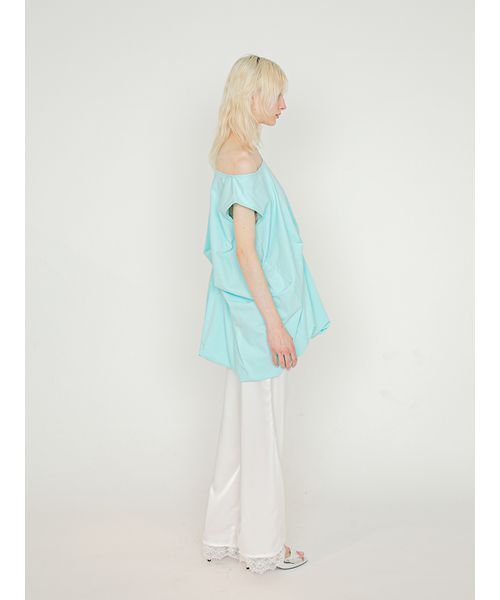 SORIN(ソリン )の「Asymmetric Balloon Tunic/アシンメトリック バルーンチュニック(Tシャツ/カットソー・レディース・ミント/グレー/ホワイト・38)」の11枚目の写真