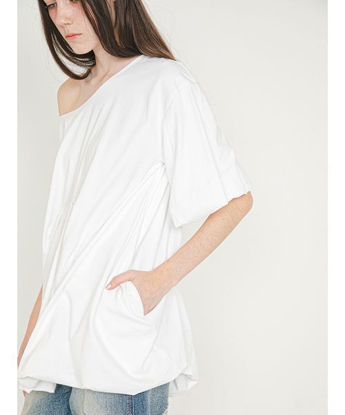 SORIN(ソリン )の「Asymmetric Balloon Tunic/アシンメトリック バルーンチュニック(Tシャツ/カットソー・レディース・ミント/グレー/ホワイト・38)」の20枚目の写真