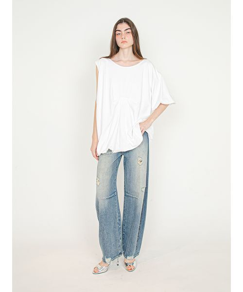 SORIN(ソリン )の「Asymmetric Balloon Tunic/アシンメトリック バルーンチュニック(Tシャツ/カットソー・レディース・ミント/グレー/ホワイト・38)」の21枚目の写真