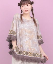 チチカカ（チチカカ）の「Rico ムラ染キカ刺繍ポンチョ（ポンチョ）」