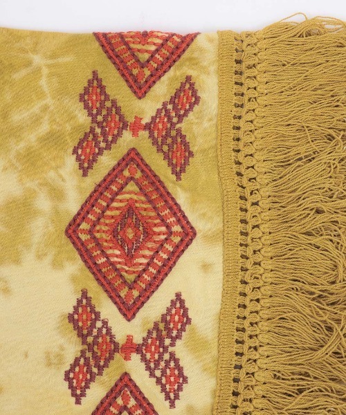 チチカカ(チチカカ)の「Rico ムラ染キカ刺繍ポンチョ(ポンチョ・レディース・マスタード/グレー/パープル・FREE)」の17枚目の写真