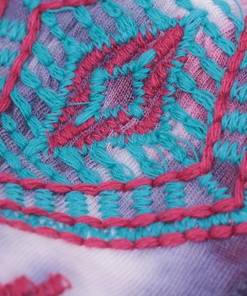 チチカカ(チチカカ)の「Rico ムラ染キカ刺繍ポンチョ(ポンチョ・レディース・マスタード/グレー/パープル・FREE)」の18枚目の写真