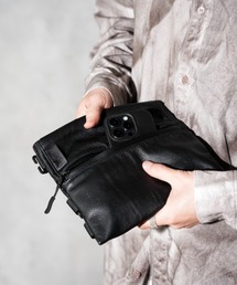 BAGJACK（バッグジャック）の「BAGJACK / バッグジャック SQUARE POUCH ELK NAPPA ナッパレザー スクエアポーチ（ポーチ）」