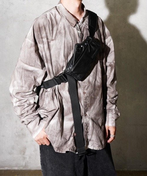 BAGJACK / バッグジャック SQUARE POUCH ELK NAPPA ナッパレザー