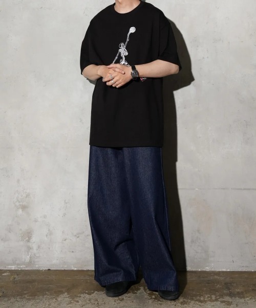 THRIFTY LOOK(スリフティールック)の「THRIFTY LOOK スリフティールック/JUMP SKULL CREW SS TEE(Tシャツ/カットソー・メンズ・ホワイト/ブラック/グレー・MEDIUM/LARGE/X-LARGE)」の22枚目の写真