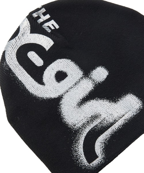 X-girl(エックスガール)の「HEAVY DISTRESSED LOGO BEANIE(ニットキャップ/ビーニー・レディース・ブラック/オリーブ・ONE SIZE)」の13枚目の写真